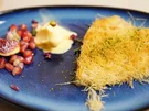 Künefe und Bastani Sonati – überbackene Engelshaarnudeln und Safran-Eis - Rezept - Bild Nr. 2