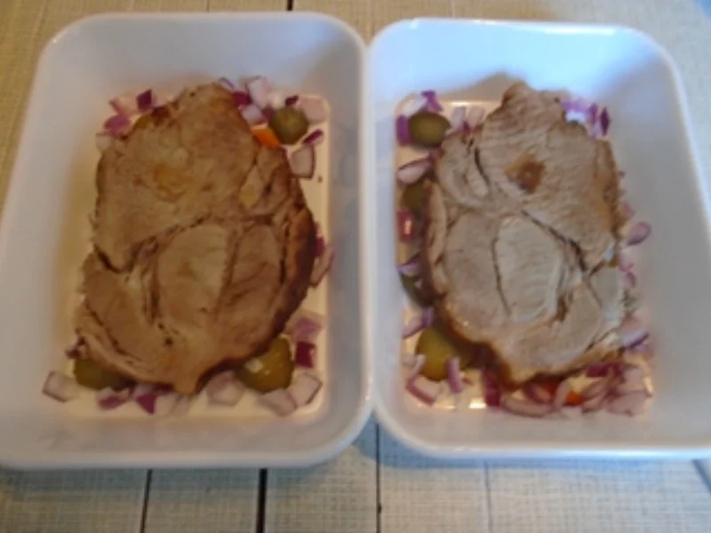 Rezept: Sülze mit Schweinenackenbraten II Bild Nr. 5 Sülze mit Schweinenackenbraten II - Rezept - Bild Nr. 5