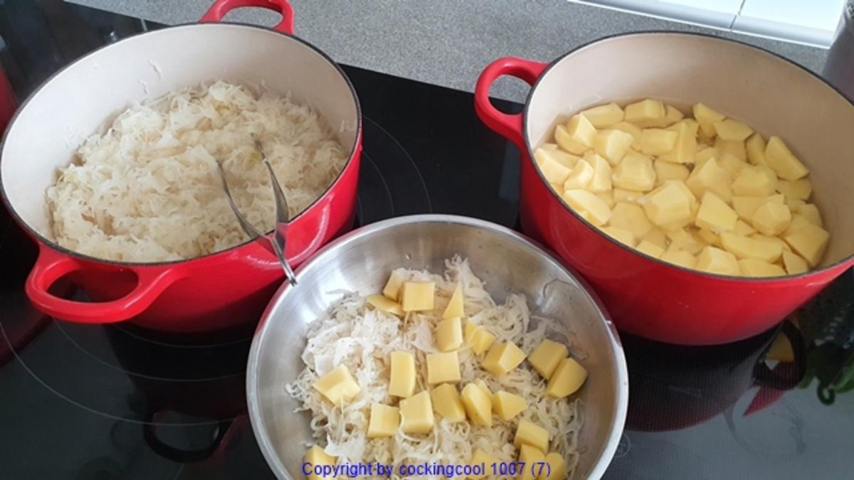 Sauerkraut (untereinander) mit Schulterbraten und Sosse - Rezept - Bild Nr. 9