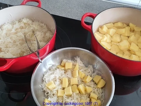 Sauerkraut (untereinander) mit Schulterbraten und Sosse - Rezept - Bild Nr. 9