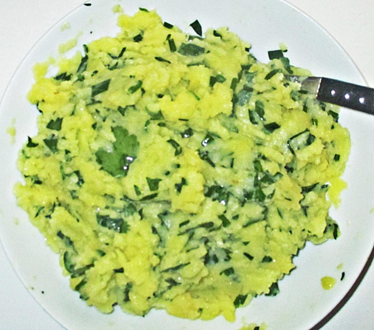 Lachs mit knuspriger Kartoffel-Kräuterhaube - Rezept - Bild Nr. 8