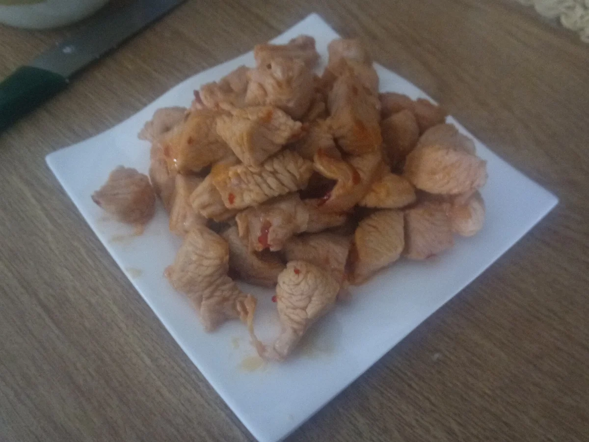 Rezept: Mie Nudeln mit Wokgemüse, gekrönt mit Putengeschnetzeltes Bild Nr. 6 Mie Nudeln mit Wokgemüse, gekrönt mit Putengeschnetzeltes - Rezept - Bild Nr. 6