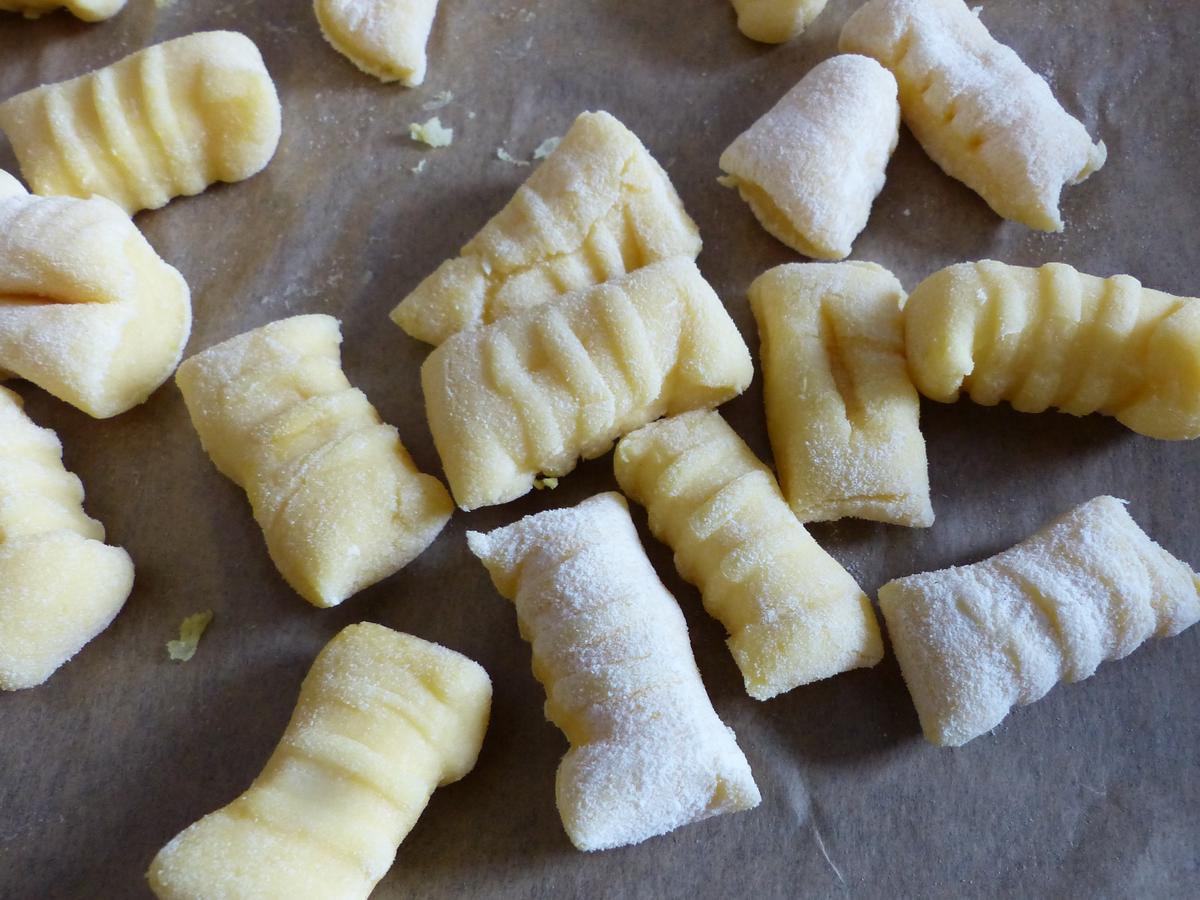 Gnocchi mit Garnelensauce und gebratenen Garnelen - von Phis_Welt