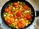 Bunte Linguinepfanne mit Pilzen und Mandeln - Rezept - Bild Nr. 2