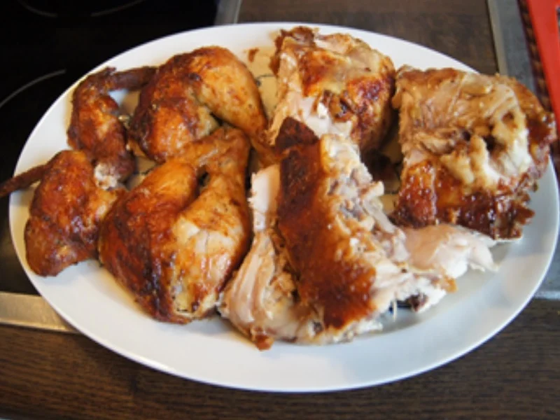 Gegrilltes Brathähnchen mit schwäbischen Kartoffelsalat - Rezept - Bild Nr. 9