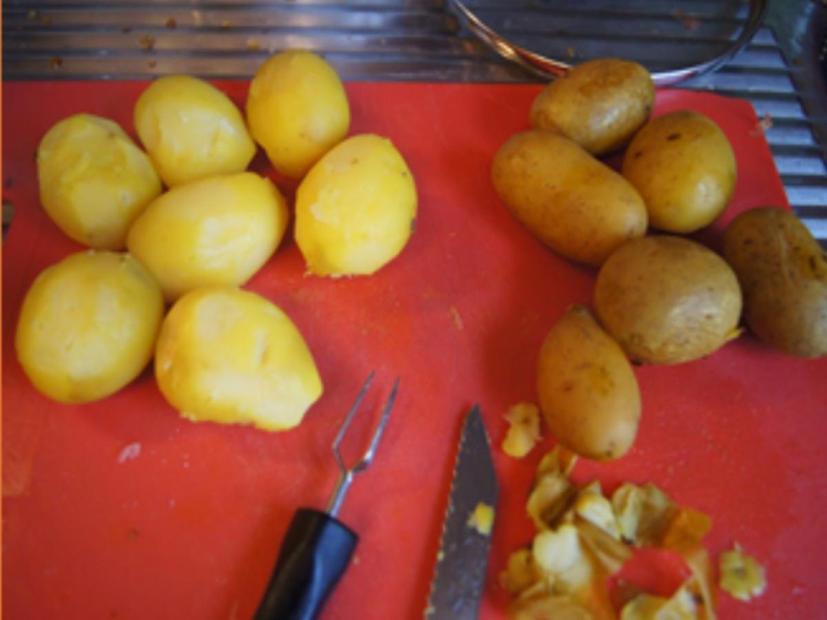 Gegrilltes Brathähnchen mit schwäbischen Kartoffelsalat - Rezept - Bild Nr. 15
