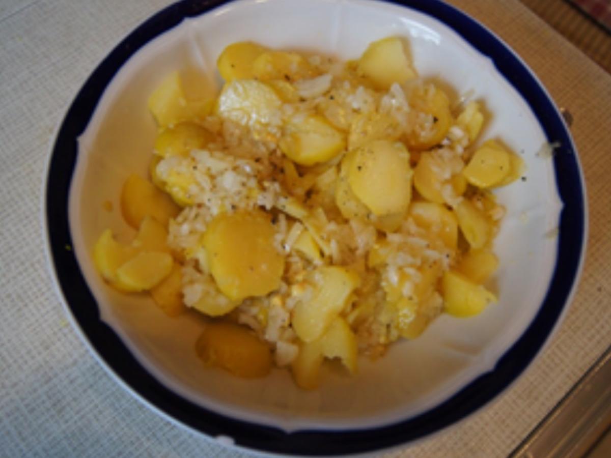 Gegrilltes Brathähnchen mit schwäbischen Kartoffelsalat - Rezept - Bild Nr. 16