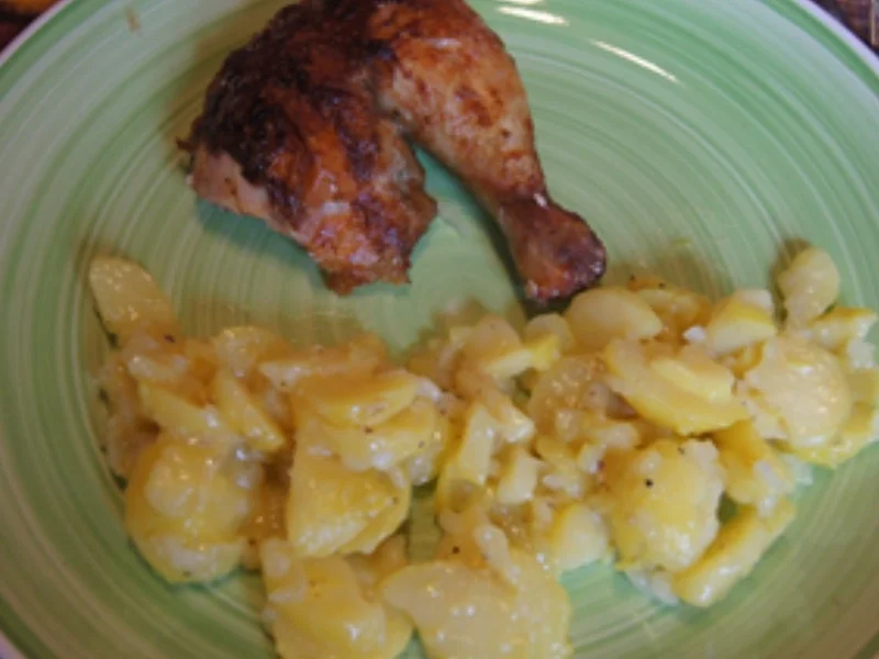 Gegrilltes Brathähnchen mit schwäbischen Kartoffelsalat - Rezept - Bild Nr. 18