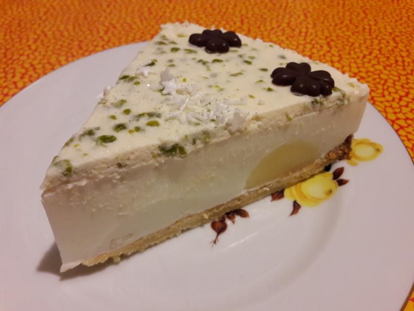 Quarksahne - Torte mit Birnen - Rezept mit Bild - kochbar.de
