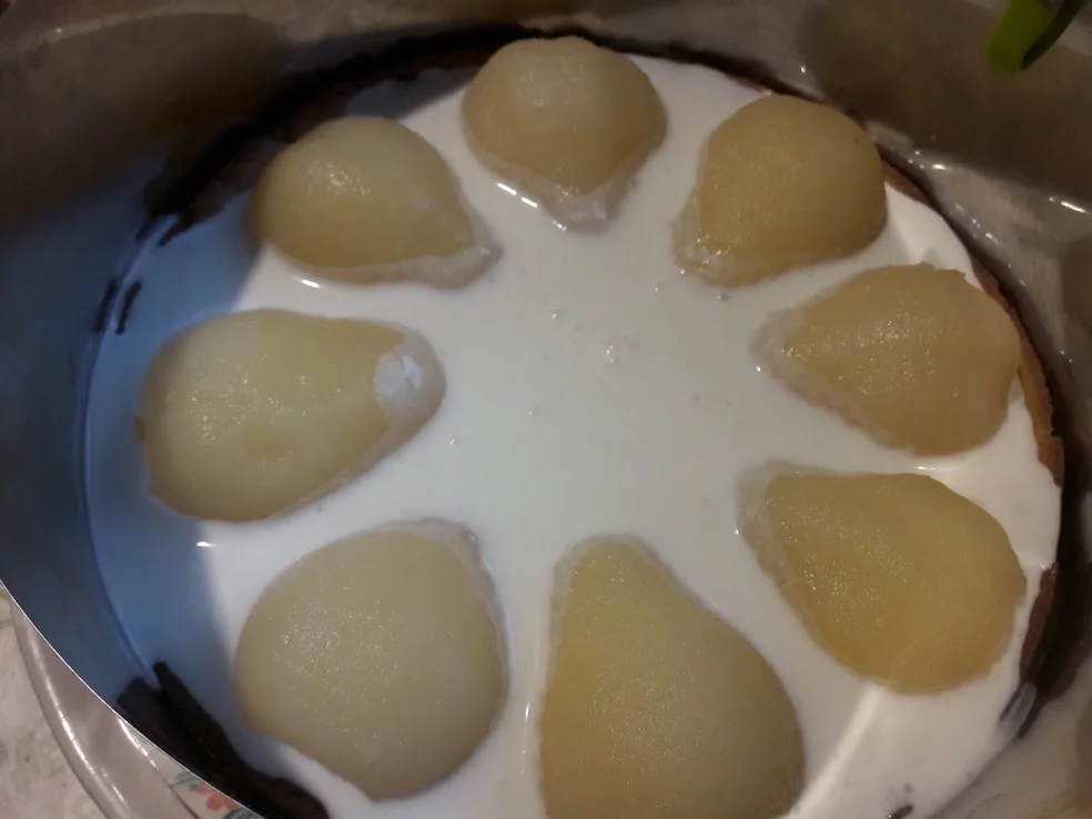 Quarksahne - Torte mit Birnen - Rezept - Bild Nr. 11