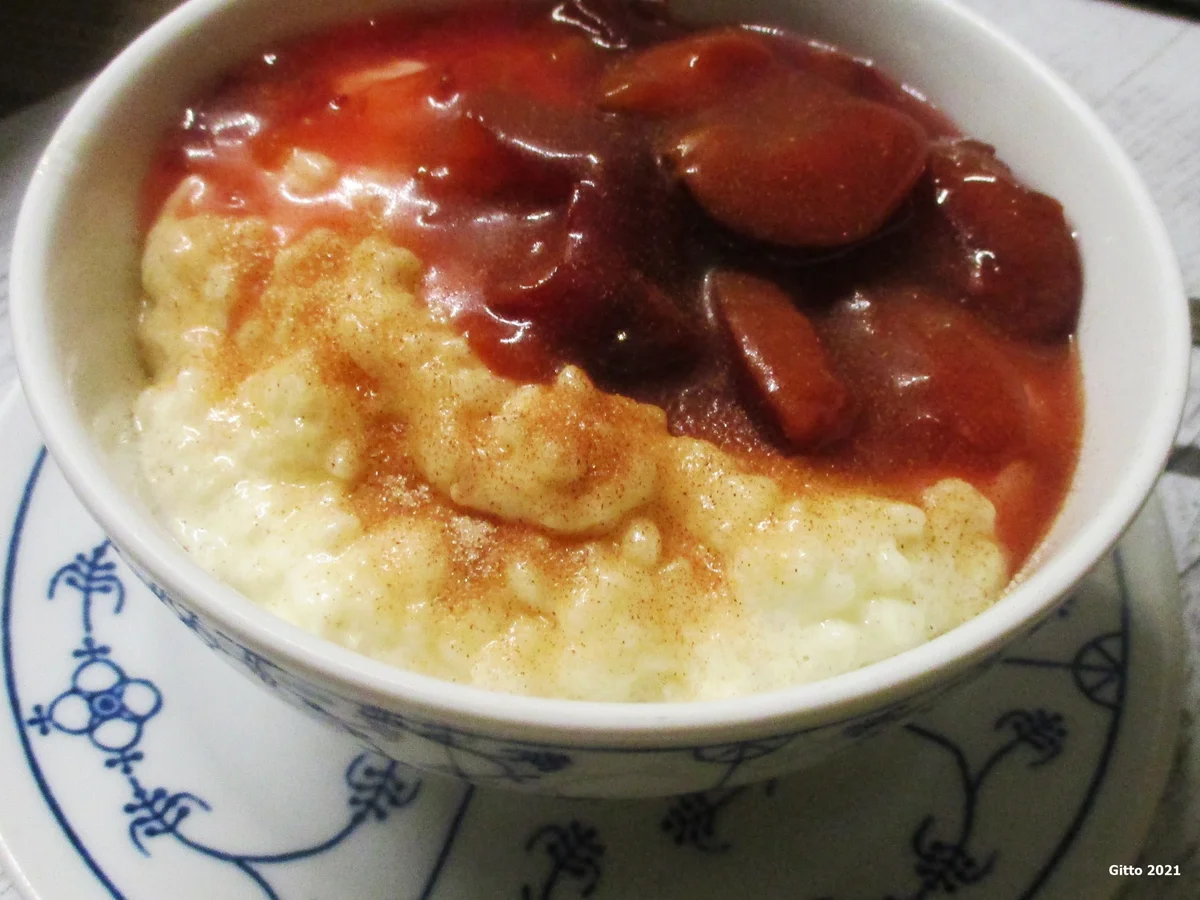 Sahniger Milchreis mit Pflaumen - Rezept - Bild Nr. 6