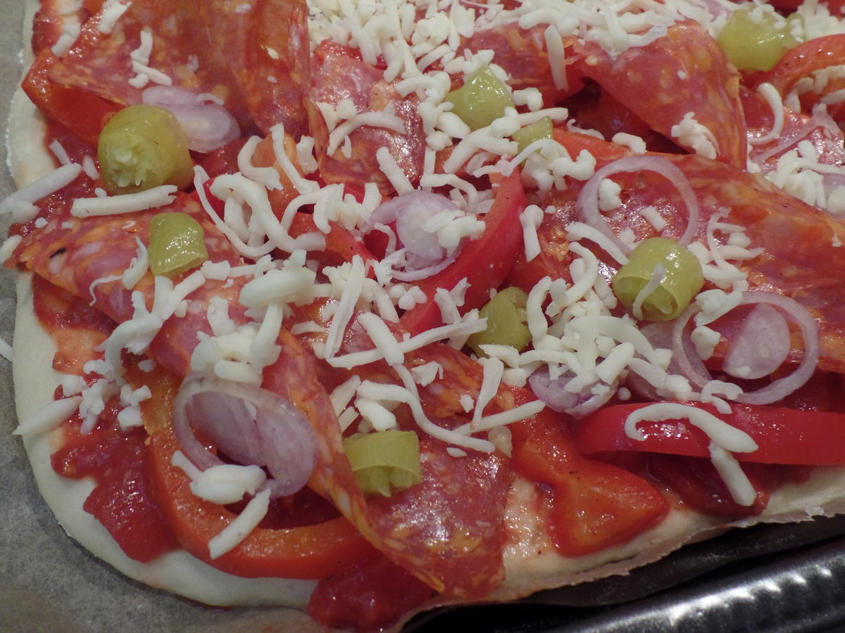 Pizza Diavolo - Rezept - Bild Nr. 13089