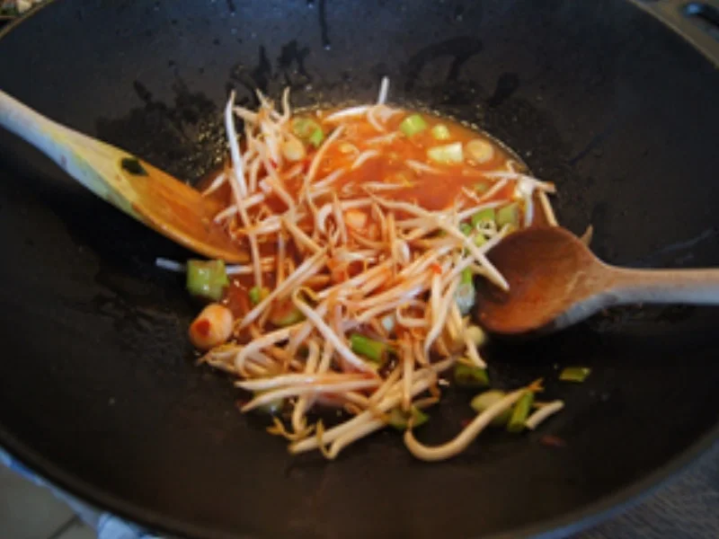 Szechuan-Garnelen mit Cashew-Reis - Rezept - Bild Nr. 7