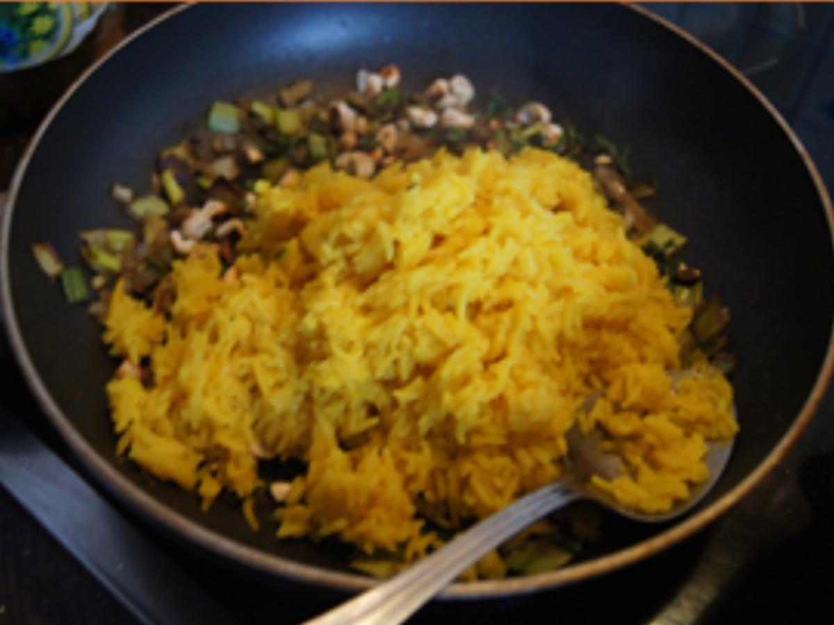 Szechuan-Garnelen mit Cashew-Reis - Rezept - Bild Nr. 15