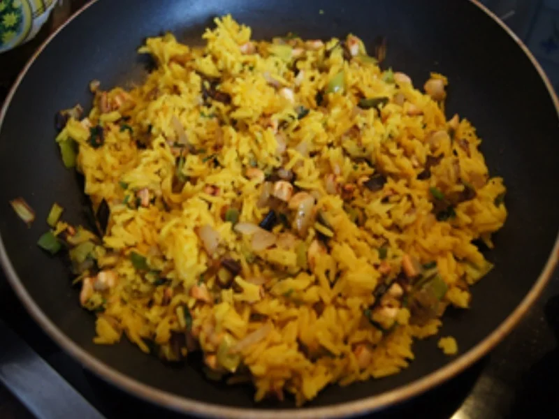 Szechuan-Garnelen mit Cashew-Reis - Rezept - Bild Nr. 16