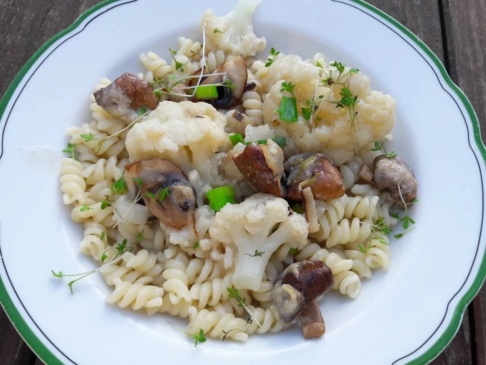 Nudeln mit Pilzrahmsoße - Rezept - Bild Nr. 2
