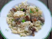 Nudeln mit Pilzrahmsoße - Rezept - Bild Nr. 2