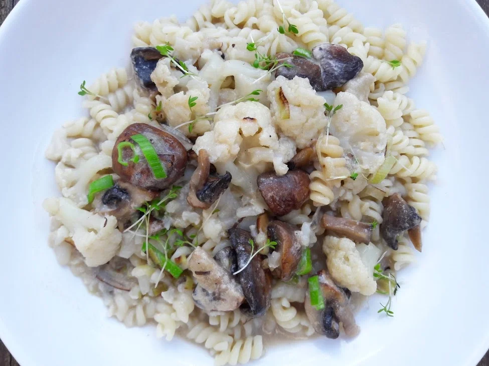 Nudeln mit Pilzrahmsoße - Rezept - Bild Nr. 3