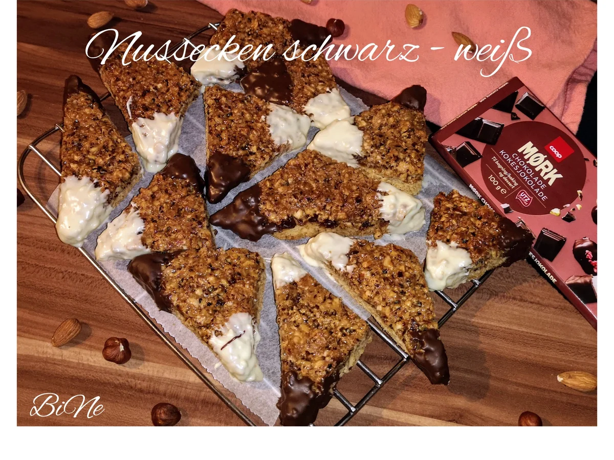 BiNe` S NUSSECKEN SCHWARZ - WEIß - Rezept - Bild Nr. 9