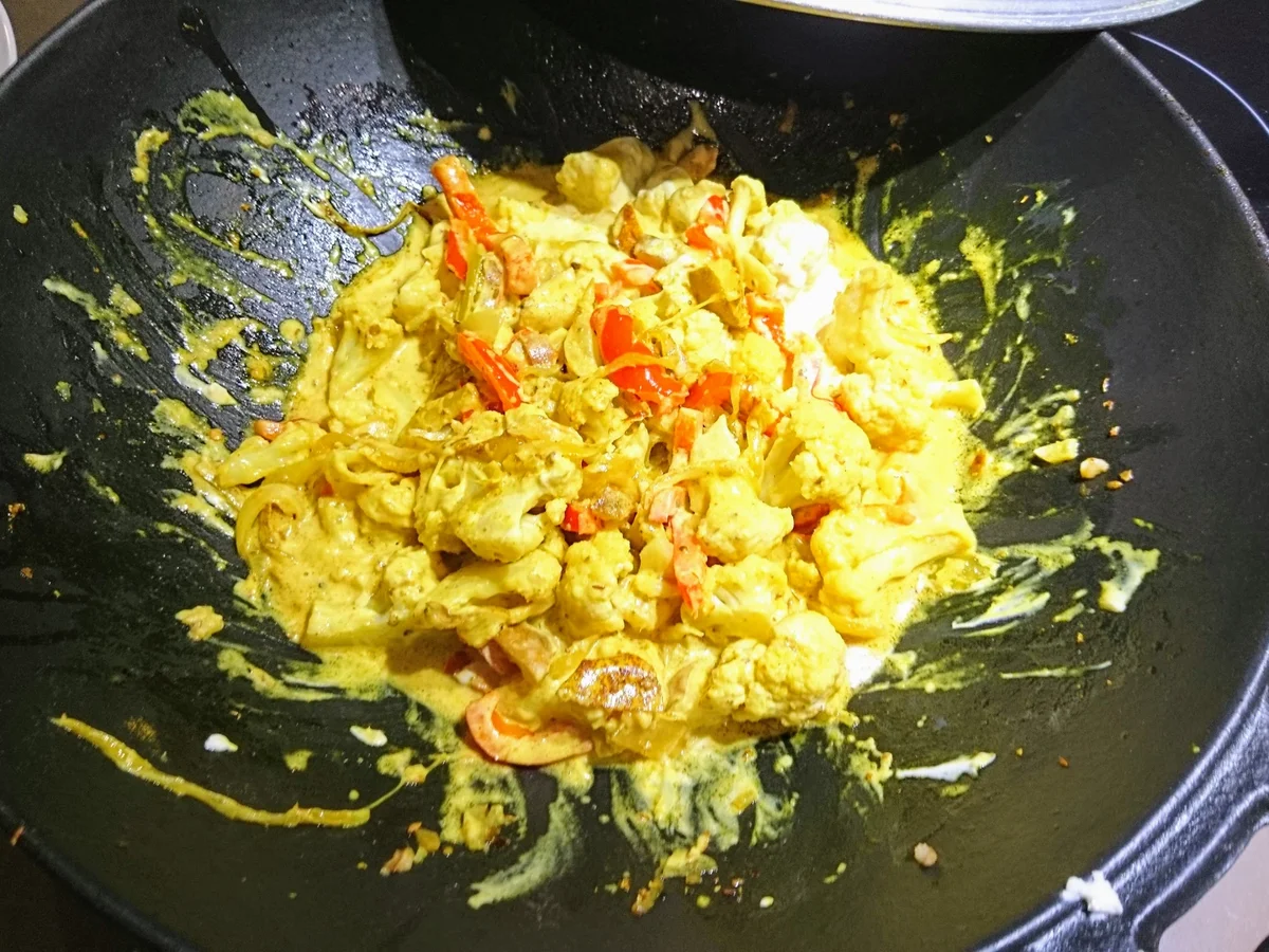 Rezept: Blumenkohlcurry aus dem Wok Bild Nr. 9 Blumenkohlcurry aus dem Wok - Rezept - Bild Nr. 9