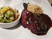 Rezept: Gänsekeulen "Asia-Style" mit Pflaumensoße und fruchtigem Pak Choi-Salat Bild Nr. 13102 Gänsekeulen "Asia-Style" mit Pflaumensoße und fruchtigem Pak Choi-Salat - Rezept - Bild Nr. 13102