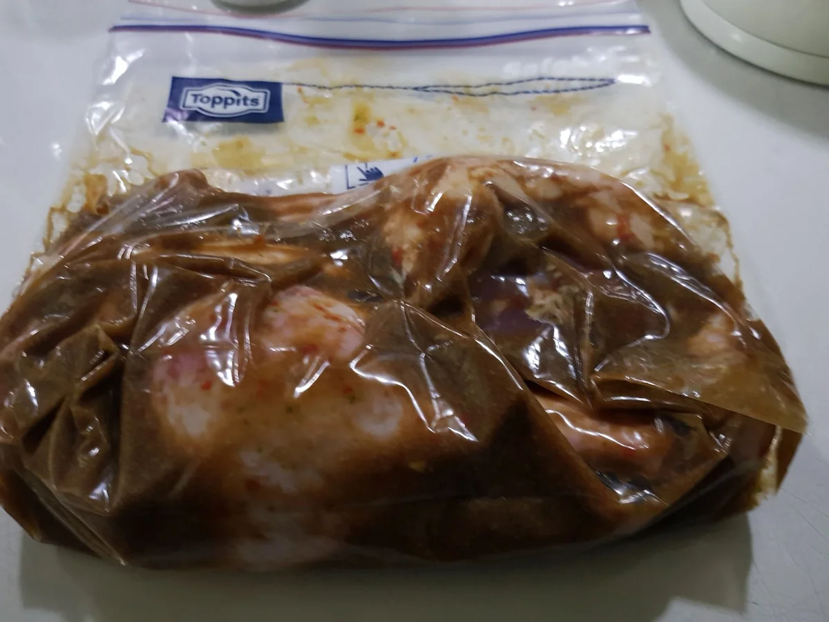 Gänsekeulen "Asia-Style" mit Pflaumensoße und fruchtigem Pak Choi-Salat - Rezept - Bild Nr. 13104