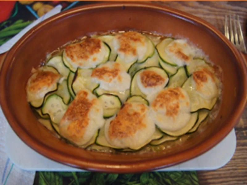 Zucchini-Porree-Gratin - Rezept - Bild Nr. 2