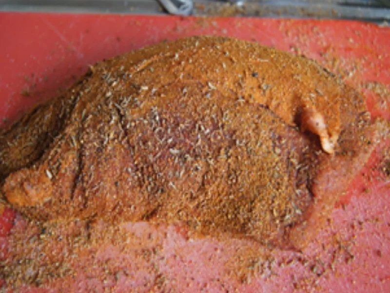 Rindfleisch Burgunder Art mit Sauce, Kartoffel-Sellerie-Stampf und Eisberg-Paprika-Salat - Rezept - Bild Nr. 5