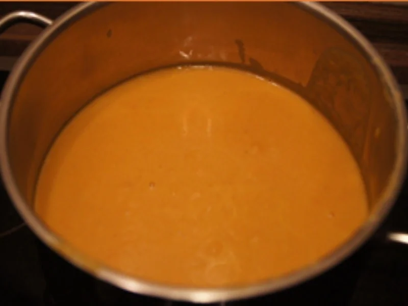 Würzige Möhrencremesuppe mit Schinken Krakauer - Rezept - Bild Nr. 13