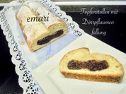 Topfen/Quark Stollen mit Dörrpflaumen Füllung - Rezept - Bild Nr. 2