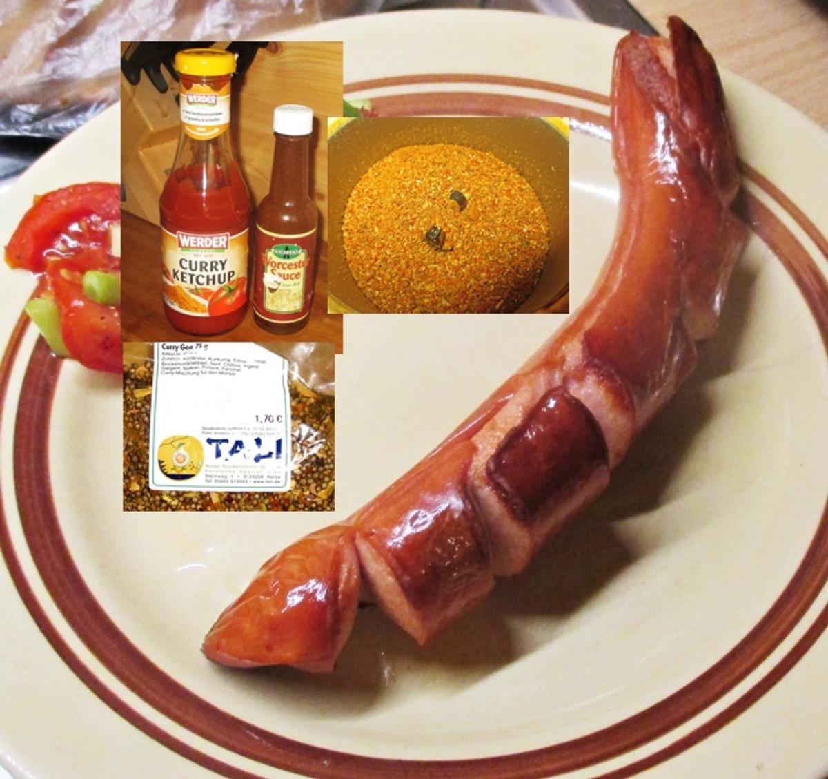 Berliner Currywurst mit Pommes - Rezept - Bild Nr. 3