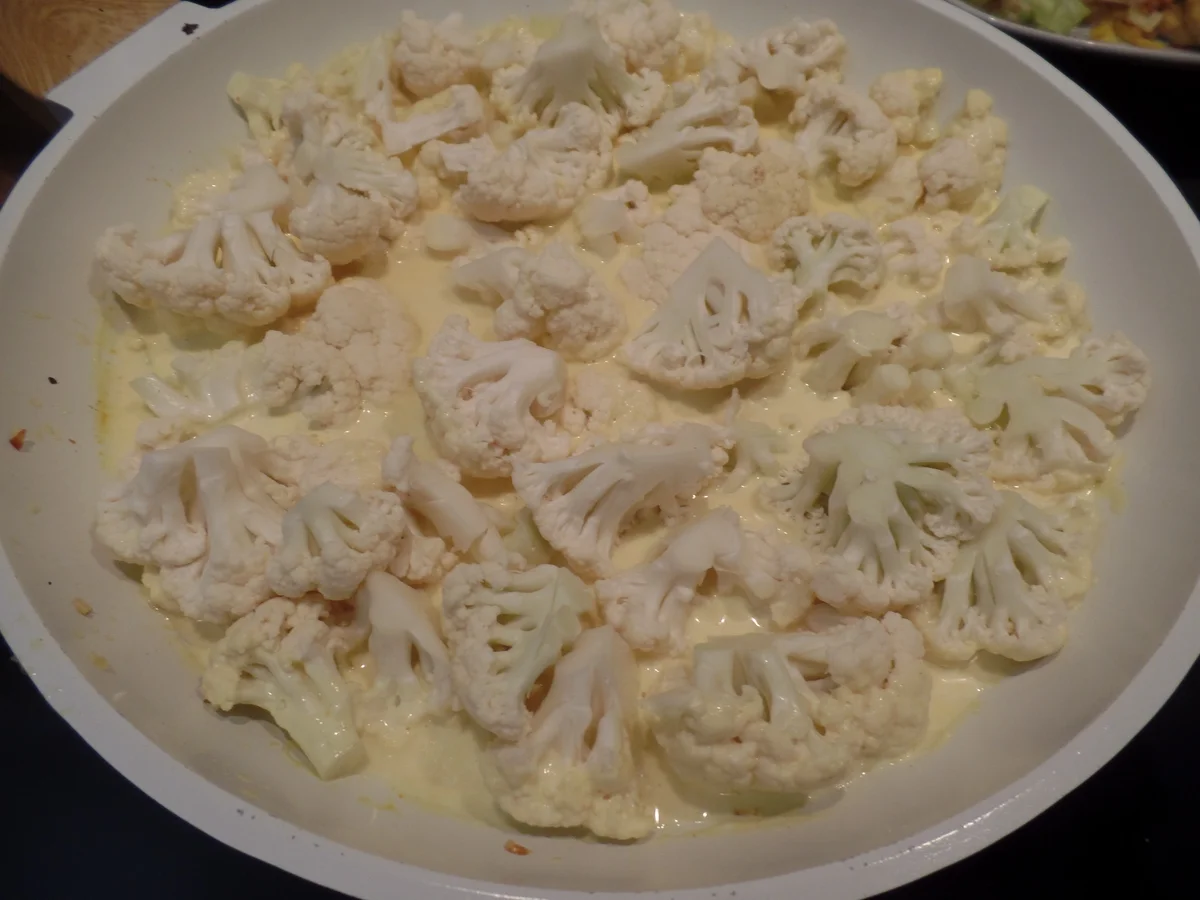 Blumenkohl-Spinat -Curry mit Tempeh - Rezept - Bild Nr. 13119