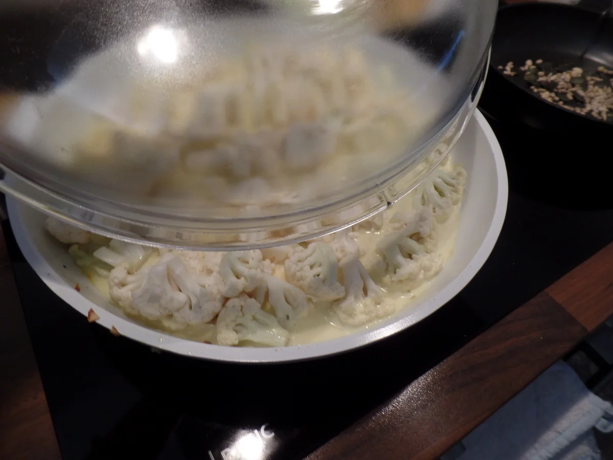 Blumenkohl-Spinat -Curry mit Tempeh - Rezept - Bild Nr. 13120