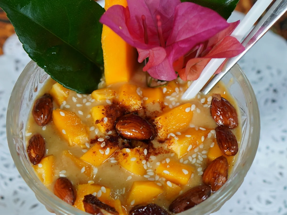 Papaya-Bananen-Mousse - Rezept - Bild Nr. 2