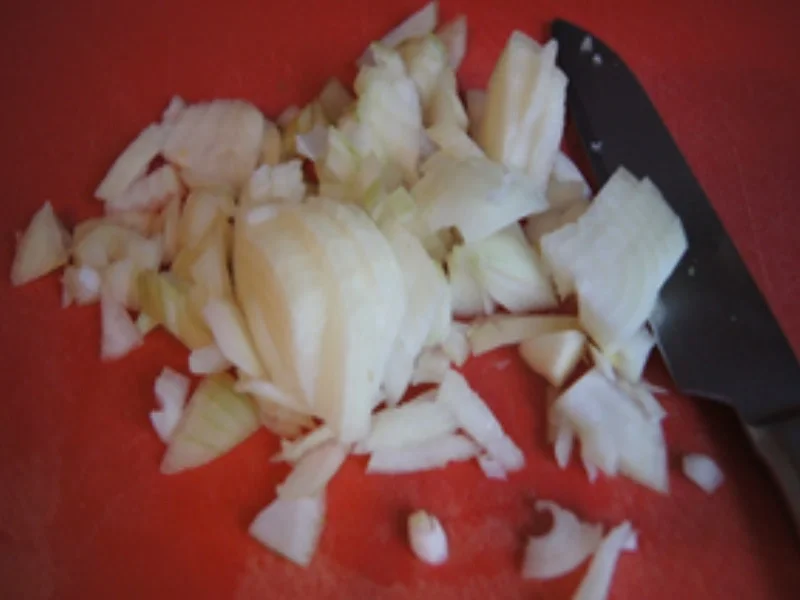 Kassler Lachs auf Sauerkraut mit Zwiebel-Kartoffelstampf und Meerrettichcreme - Rezept - Bild Nr. 4