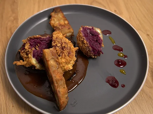 Rezept: Ausflug zum Rhein - Sauerbraten mit Rotkohl und Knödel Bild Nr. 2 Ausflug zum Rhein - Sauerbraten mit Rotkohl und Knödel - Rezept - Bild Nr. 2