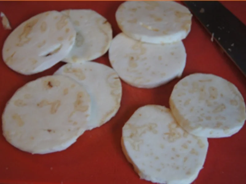 Rezept: Mediterrane Sellerieschnitzel mit Gemüsemix Bild Nr. 4 Mediterrane Sellerieschnitzel mit Gemüsemix - Rezept - Bild Nr. 4