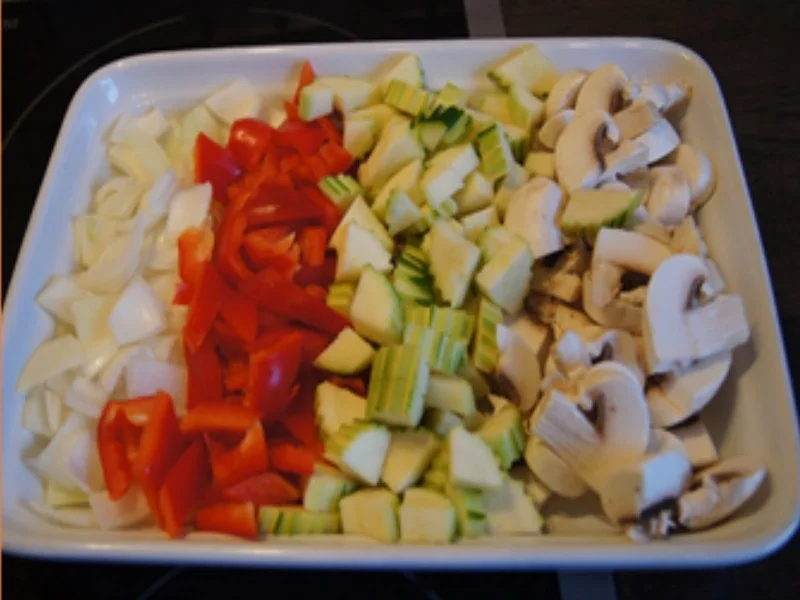 Rezept: Mediterrane Sellerieschnitzel mit Gemüsemix Bild Nr. 14 Mediterrane Sellerieschnitzel mit Gemüsemix - Rezept - Bild Nr. 14