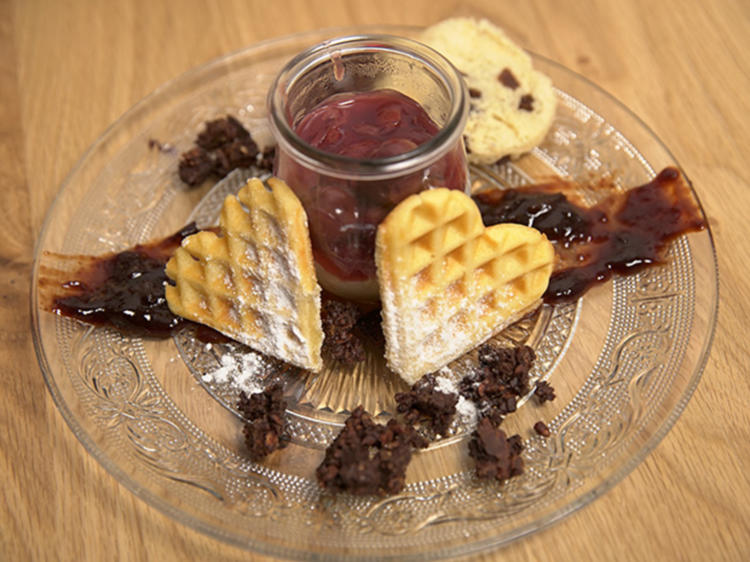 Kleijn Koffendrenken - Bergische Waffeln und Milchreis - Rezept ...