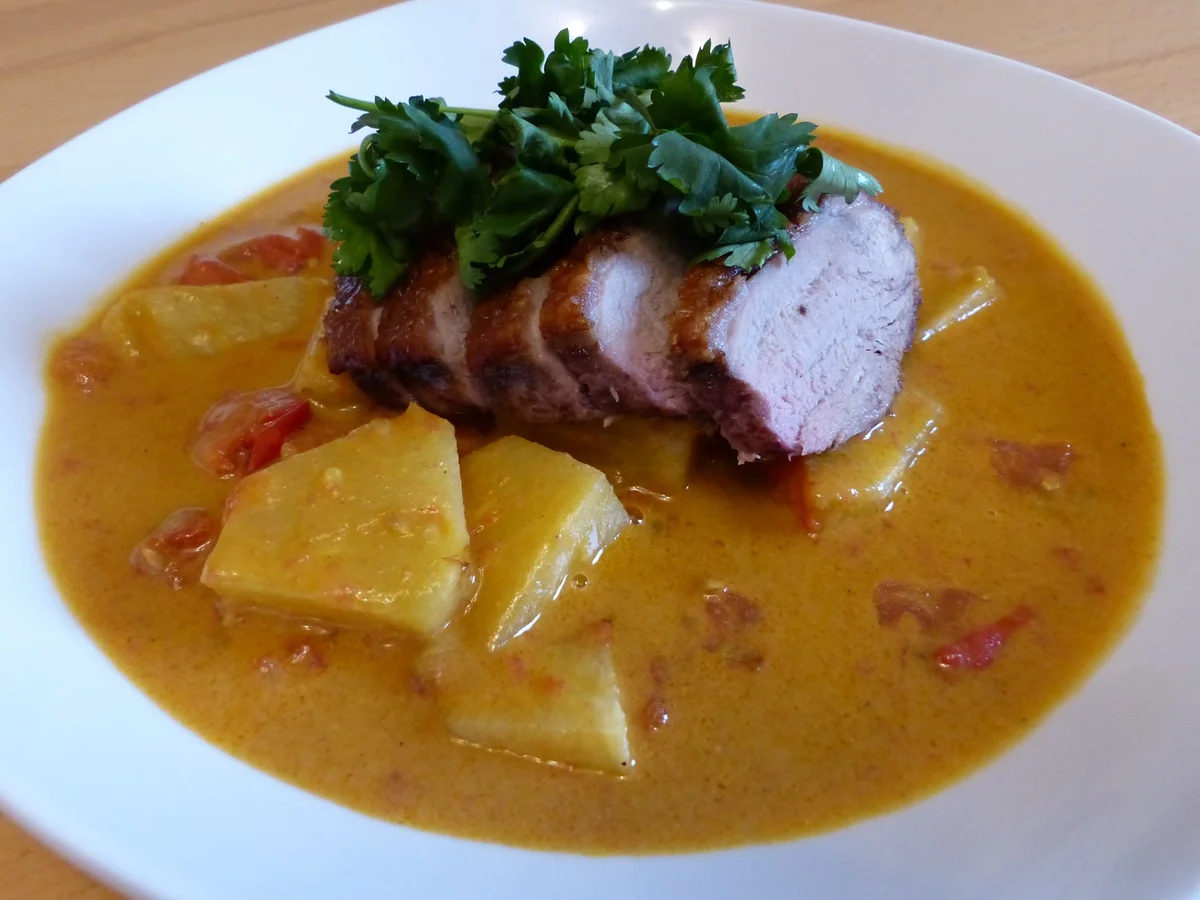 Thai-Curry mit Ente und Ananas - Rezept - Bild Nr. 2