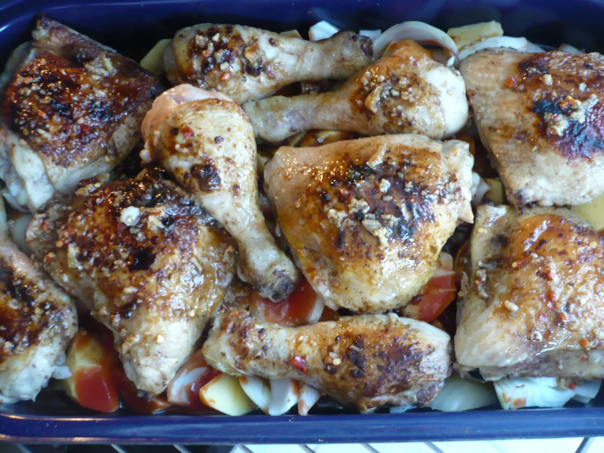 Hähnchen aus dem Ofen - Rezept - Bild Nr. 8