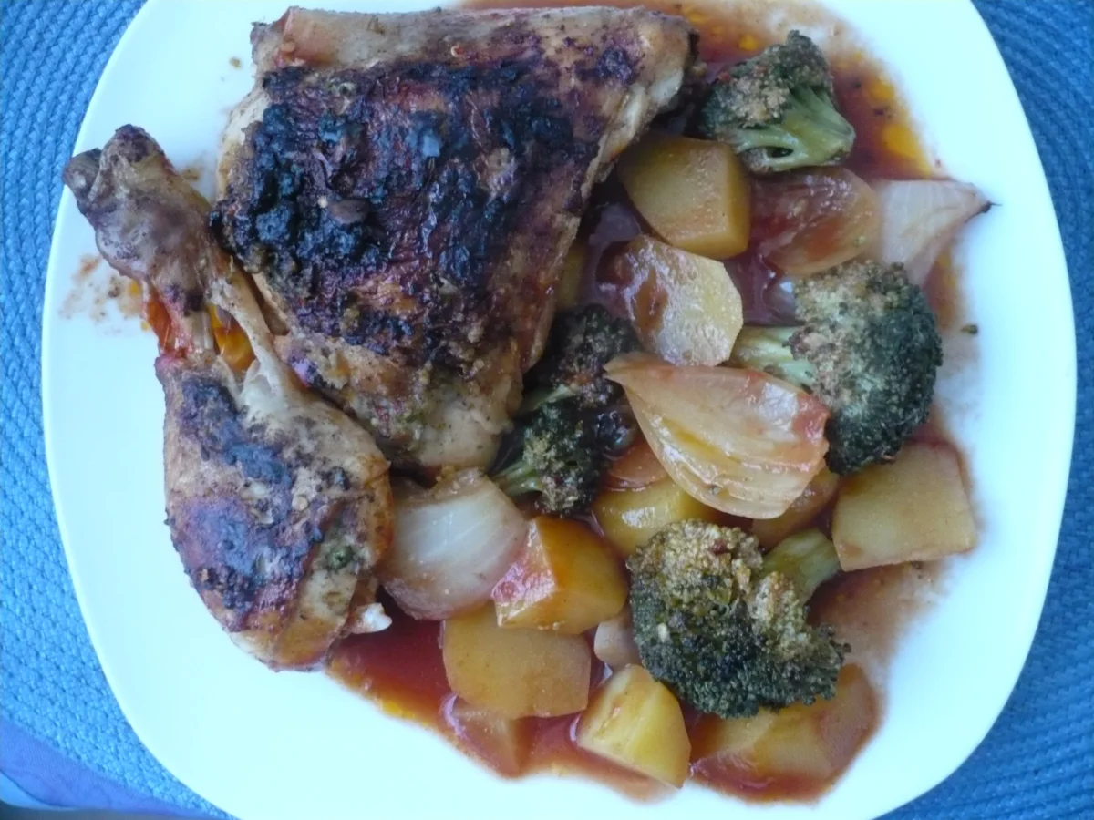 Hähnchen aus dem Ofen - Rezept - Bild Nr. 9