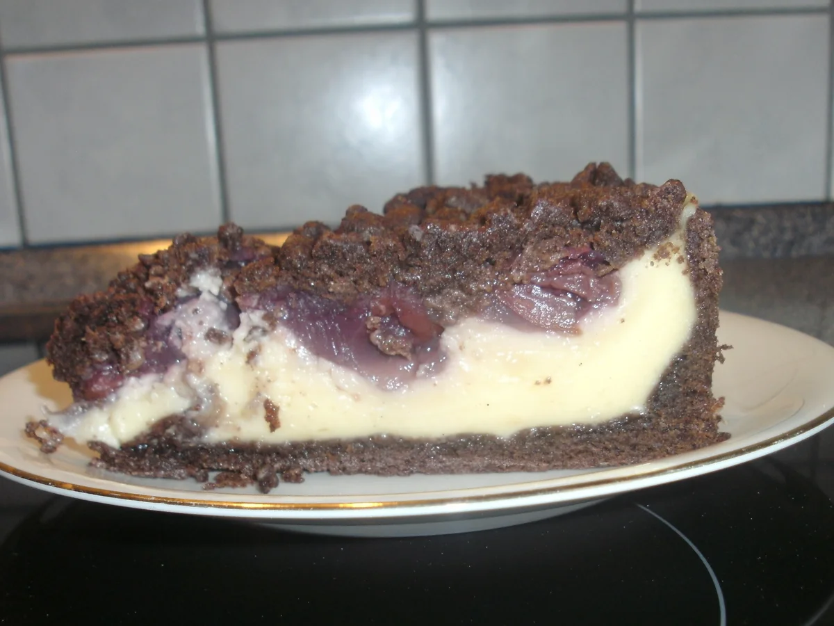 Rezept: Schoko-Kirsch-Puddingkuchen Bild Nr. 3 Schoko-Kirsch-Puddingkuchen - Rezept - Bild Nr. 3