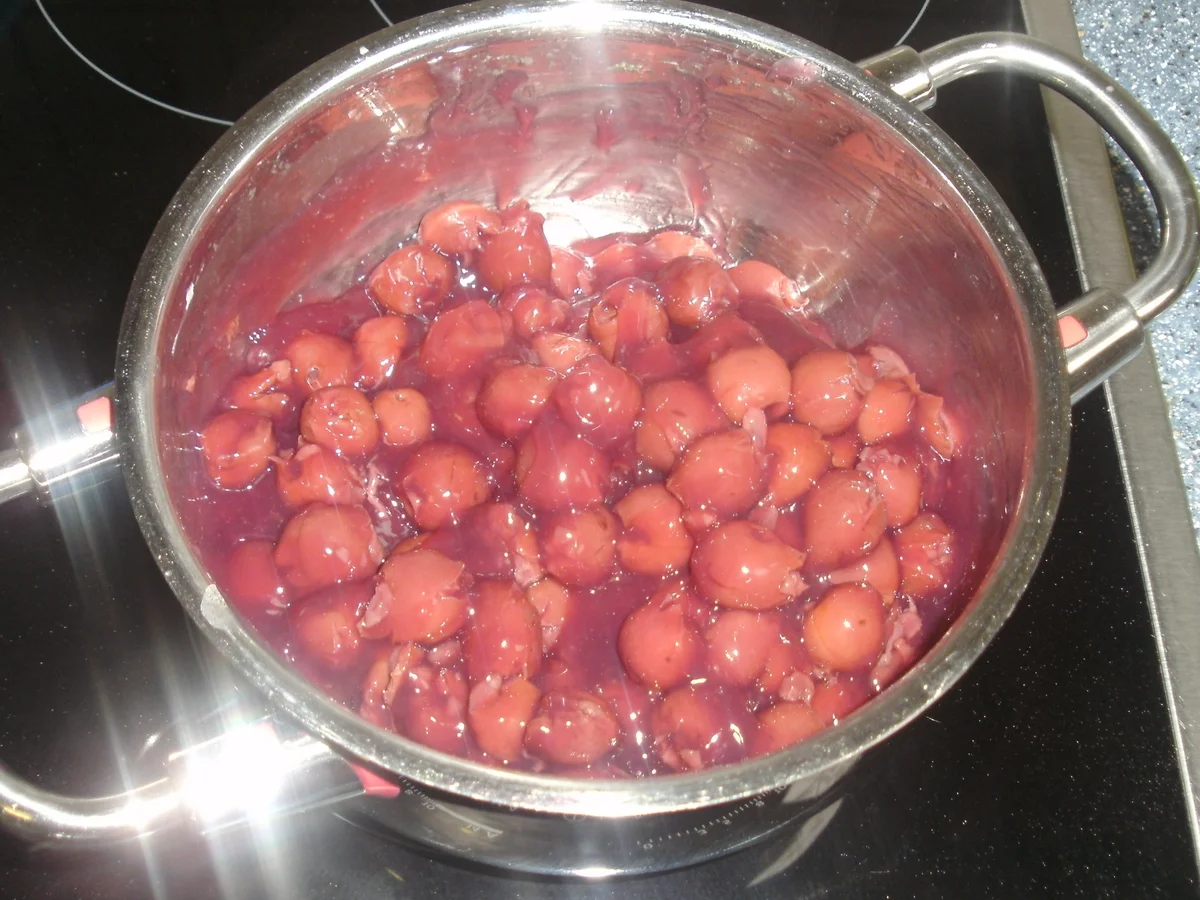 Rezept: Schoko-Kirsch-Puddingkuchen Bild Nr. 7 Schoko-Kirsch-Puddingkuchen - Rezept - Bild Nr. 7