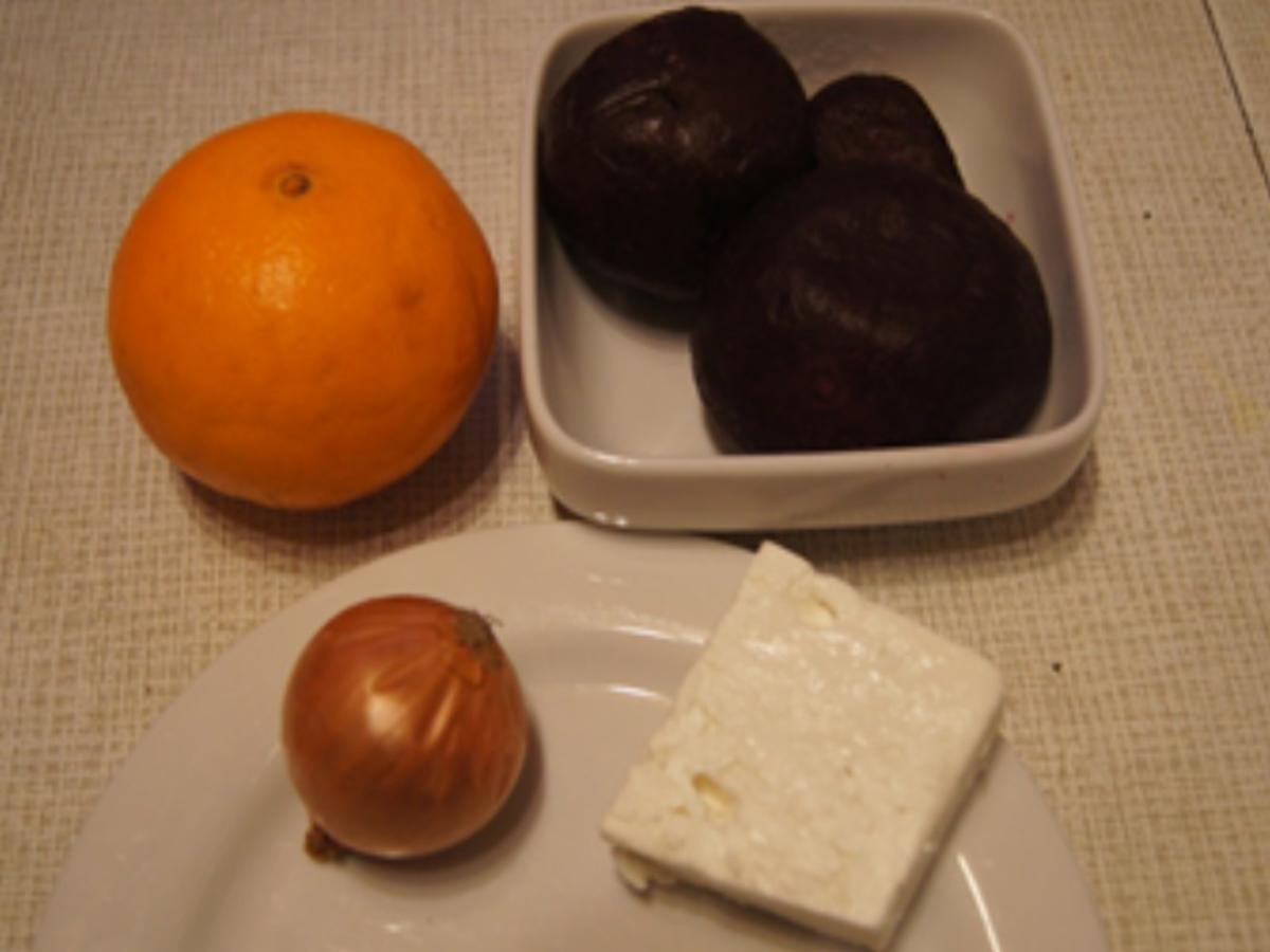 Rote Bete Salat mit Orangenspalten - Rezept - Bild Nr. 3