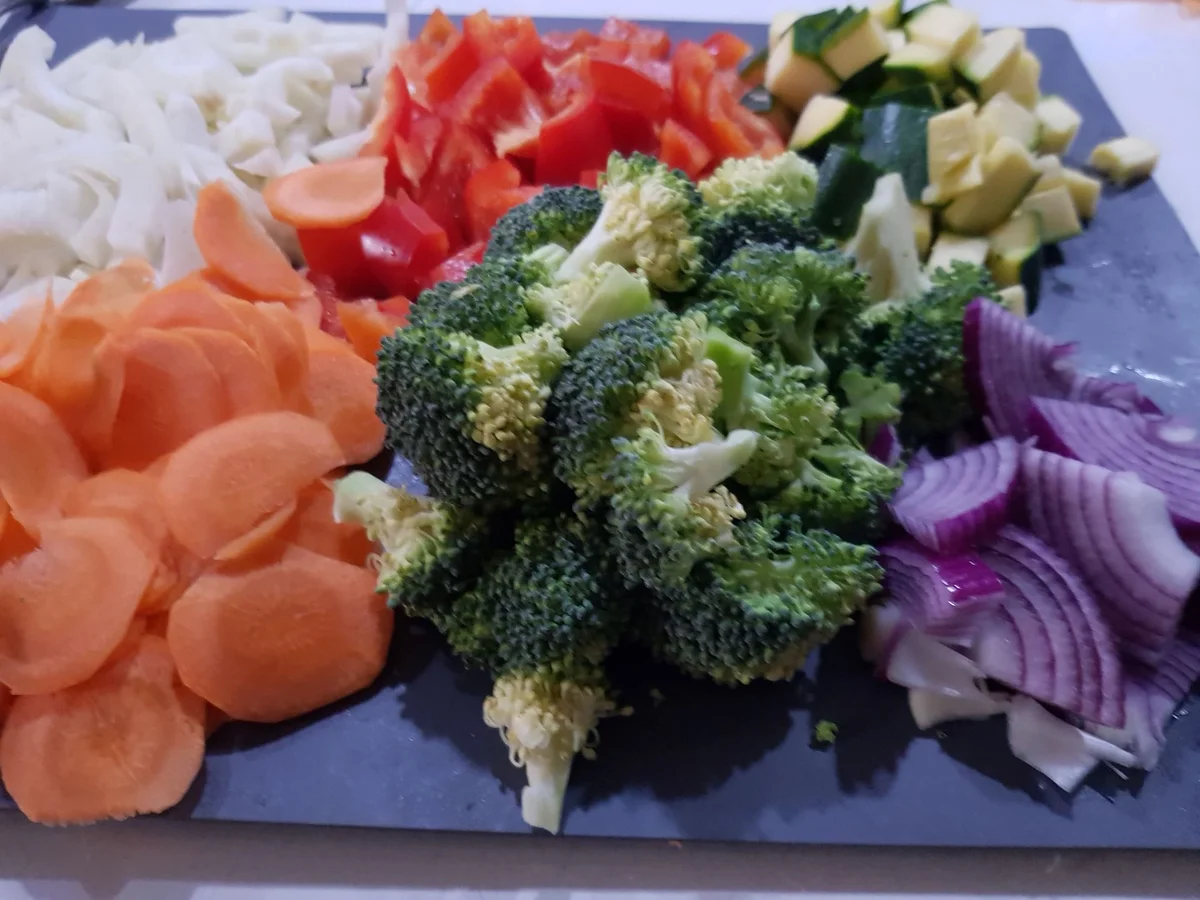 Drum-Sticks "asiatisch" mit Wok-Gemüse-Nudeln - Rezept - Bild Nr. 13461