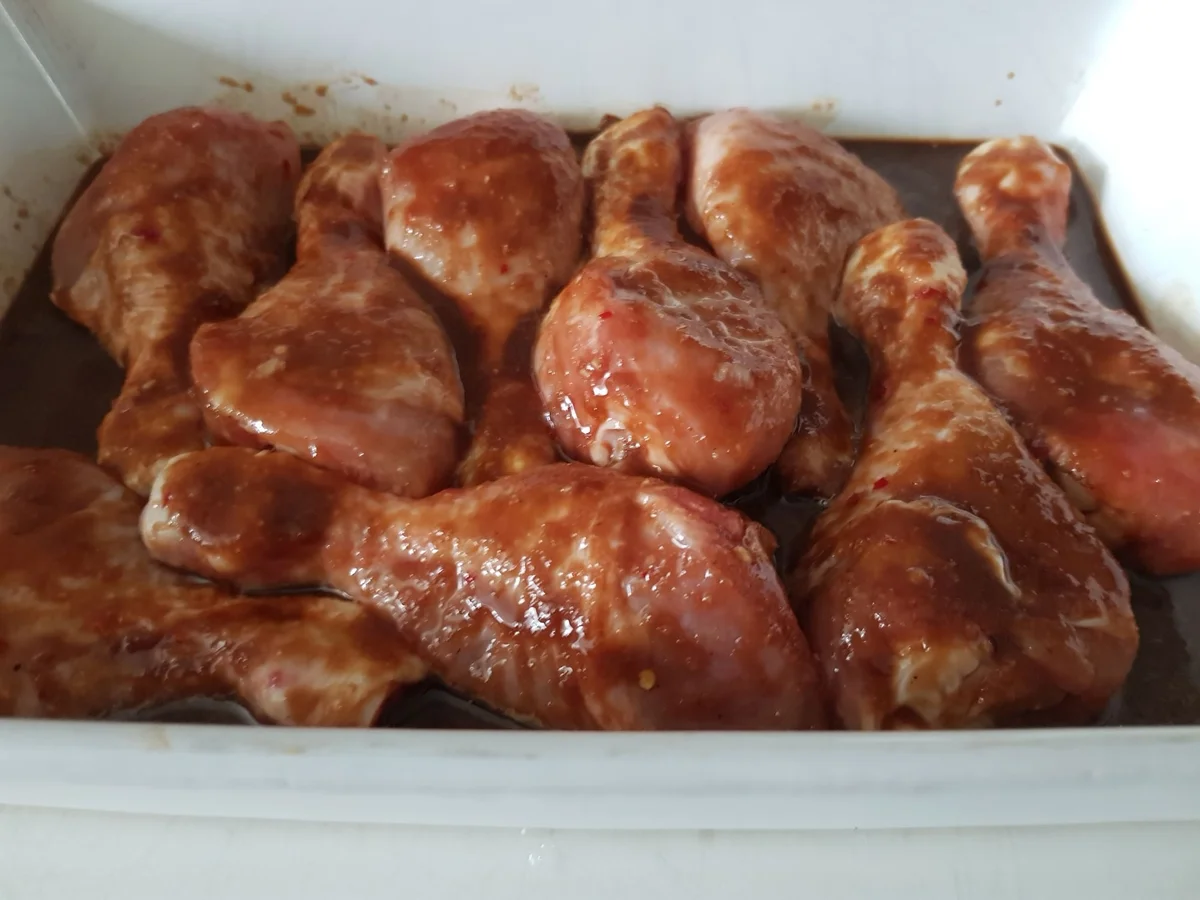 Drum-Sticks "asiatisch" mit Wok-Gemüse-Nudeln - Rezept - Bild Nr. 13462