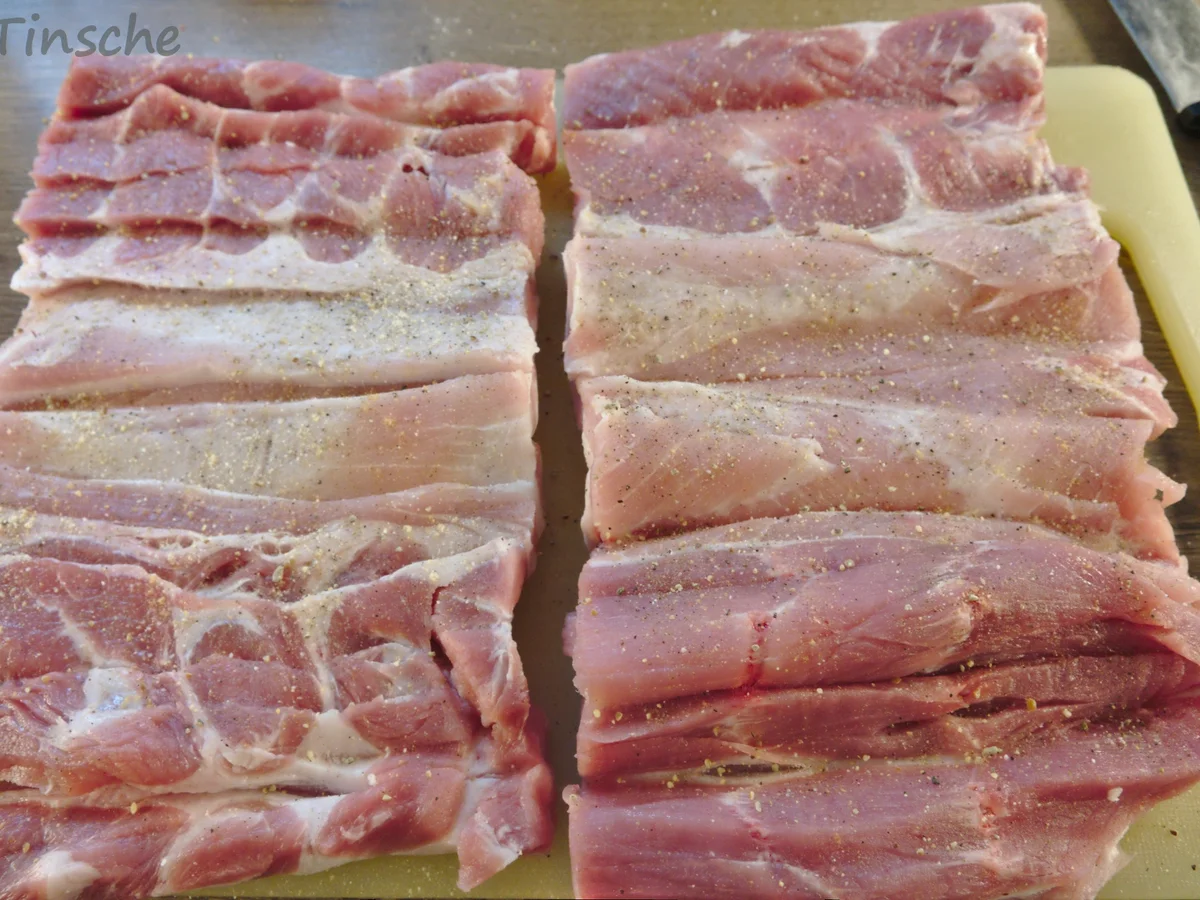 Schweinebauchrolle gefüllt mit Speck/Zwiebeln - Rezept - Bild Nr. 8