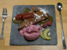 Französische Schokoladentarte mit Brombeereis und Karamell “steinhart” - Rezept - Bild Nr. 2