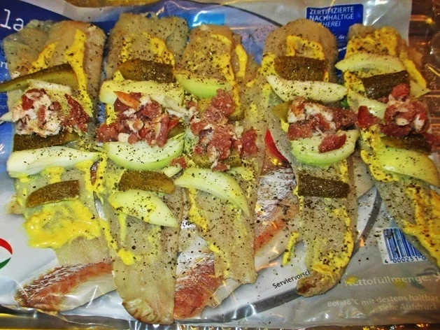 Würzige Fischröllchen mit Dill-Sahnesoße - Rezept - Bild Nr. 5